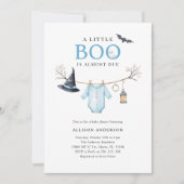 Halloween Baby shower mignonne Invitation (Devant)