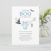 Halloween Baby shower mignonne Invitation (Debout devant)