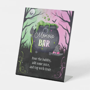 Halloween Baby Shower Momosa Bar Voetstuk Bord Reclamebord Met Voetstuk