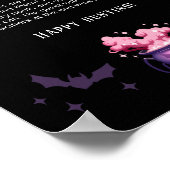 Halloween Baby Shower Pacifier Hunt Game Poster (Hoek)