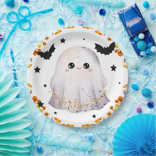  Halloween Baby shower Papier Bord (Feest)