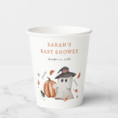 Halloween Baby shower Papieren Bekers (Achterkant)