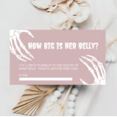 Halloween Baby shower Quelle taille a sa carte du