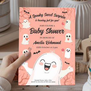 Halloween Baby shower Spooky Sweet Kaart
