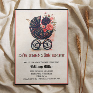 Halloween Baby shower Uitnodiging