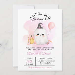 Halloween Baby Shower Uitnodiging Klein lief spo