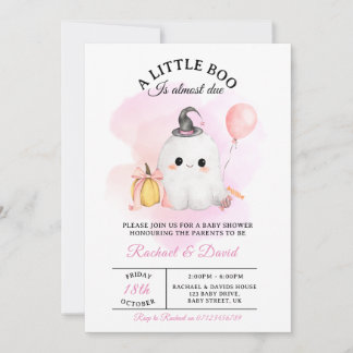 Halloween Baby Shower Uitnodiging | Klein lief spo