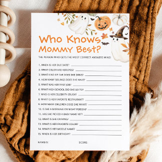 Halloween Baby Shower Wie Kent Moeders Best Kaart