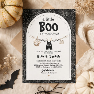 Halloween babyborrel kaart