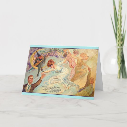  Halloween Bachelor Dance Wenskaart Kaart (Voorkant)