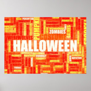Halloween Background as a Marketing Advertisation Poster