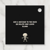 Halloween Bag Of Bones Bedankjes Labels (Achterkant)