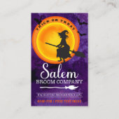 Halloween Baggy Tussenvoegsel personaliseert Tekst Visitekaartje (Voorkant)