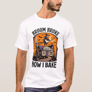 Halloween Baker Shirt Heks Bezem Gebroken Design_1