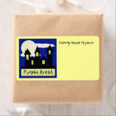 Halloween Baking of Drink mix Labels haunted house (Insitu)