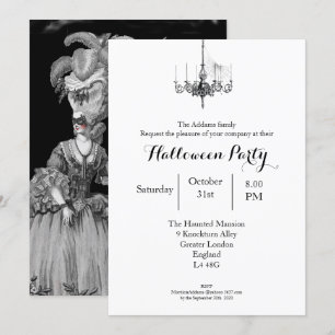 Halloween bal (Noir) Kaart