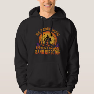 Halloween Band Dirigent Heks Bezem Spookhuis Hoodie