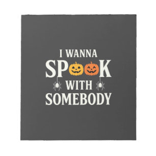 Halloween Bang iemand Pumpenspin SVG Notitieblok