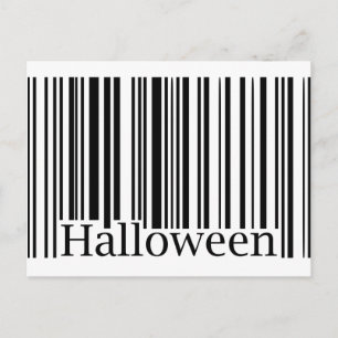 Halloween Barcode Briefkaart