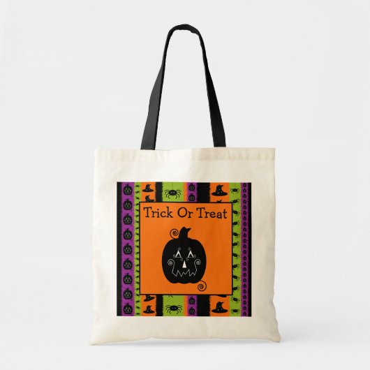 Halloween barre le sac de Jack O'Lantern (Devant)