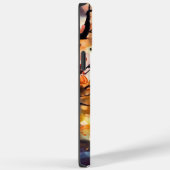 Halloween Basenji met pomkins Scary Case-Mate iPhone Case (Achterkant / Rechts)