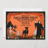 Halloween Bash - Invitation - Chien de cimetière (Devant)