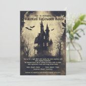 Halloween Bash ! Invitation de la fête d'Halloween (Debout devant)