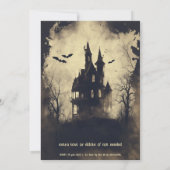 Halloween Bash ! Invitation de la fête d'Halloween (Dos)