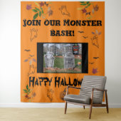 Halloween Bash Tapestry Wandkleed (In situ)