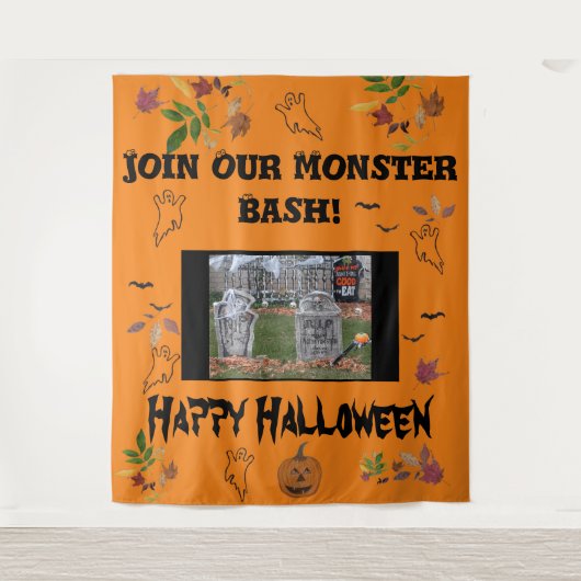 Halloween Bash Tapestry Wandkleed (Voorkant)