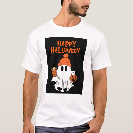 Halloween Basic Dark T-Shirt for man confortable (Devant)