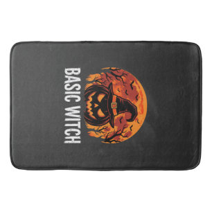 Halloween Basis Heks Pompoen Maan Grafisch Badmat