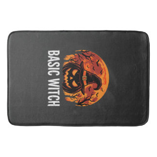 Halloween Basis Heks Pompoen Maan Grafisch Badmat
