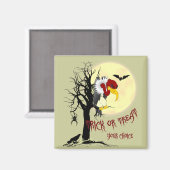 Halloween Basse-tasse ou Aimant de traitement (Recto/Verso)