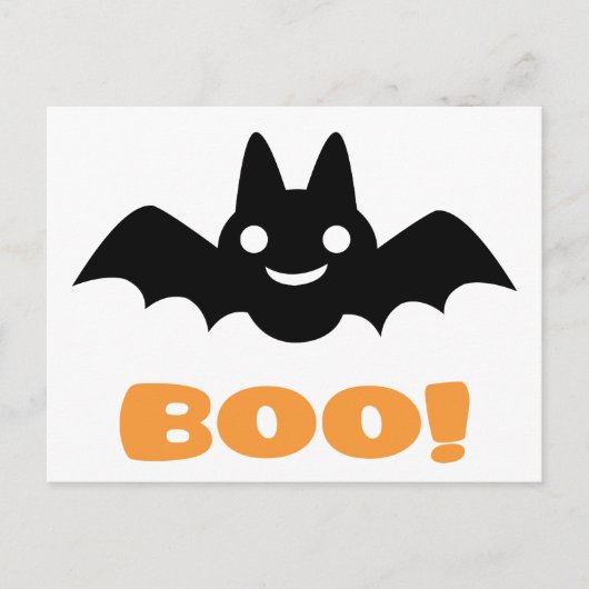 Halloween Bat Briefkaart (Voorkant)
