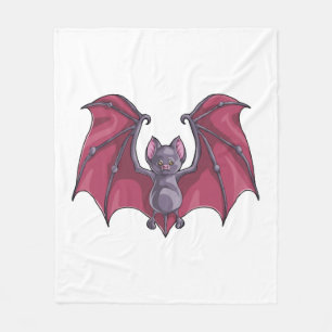 Halloween Bat Fleece Deken