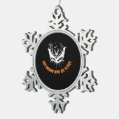 Halloween Bat Hanging For The Essential Tin Sneeuwvlok Ornament (Rechts)