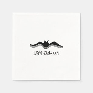 Halloween Bat, laten we gaan Servet