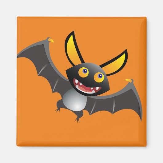 Halloween Bat Magnet Magneet (Voorkant)
