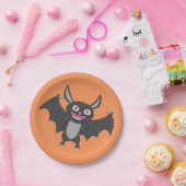 Halloween Bat Papieren Bordje (Feest)