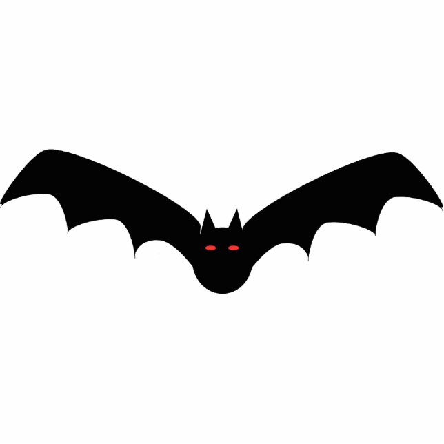 Halloween Bat Photo Sculpture Staand Fotobeeldje (Voorkant)