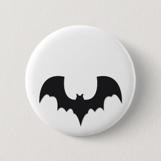 Halloween bat ronde button 5,7 cm (Voorkant)