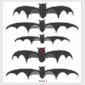 Halloween Bat Sticker (Vel)