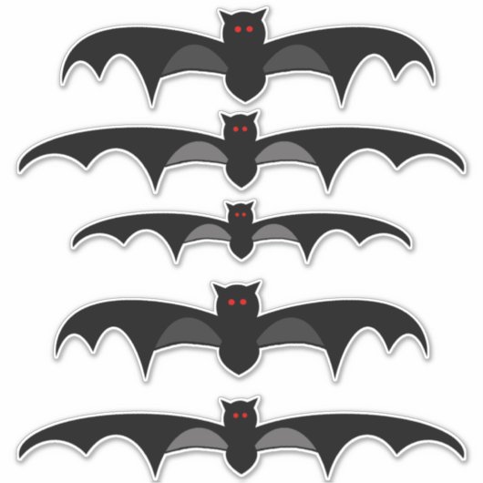 Halloween Bat Sticker (Voorkant)
