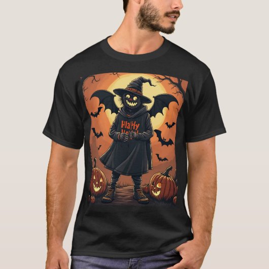 Halloween Bat T-Shirt (Voorkant)