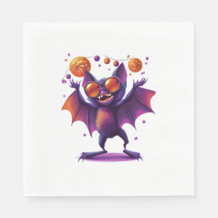 Halloween Bat-tastic Party Servet