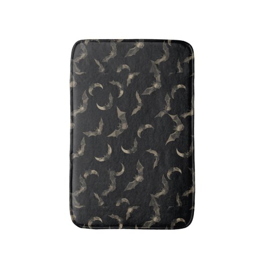Halloween Bats Bath Mat (Voorkant Verticaal)