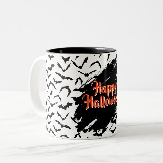 Halloween Bats café Mug (Devant gauche)