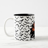 Halloween Bats café Mug (Gauche)