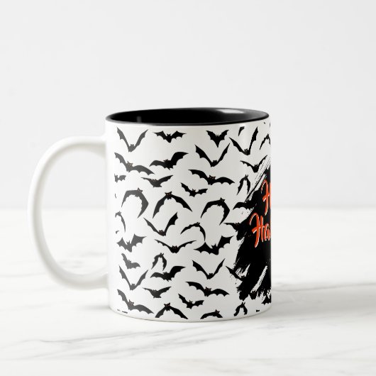 Halloween Bats café Mug (Gauche)